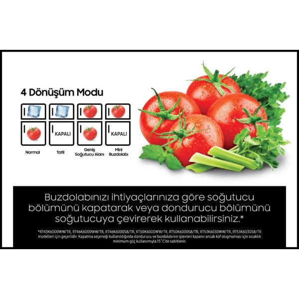 Samsung RT46K6000WW/TR No-Frost Buzdolabı - Görsel 8