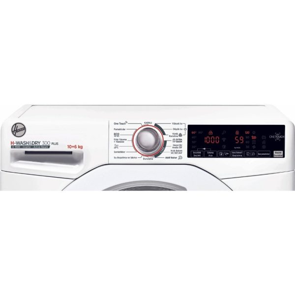 Hoover H3DS 5106TAME-17 10 kg Yıkama 6 kg Kurutma NFC Bağlantılı 1500 Devir Kurutmalı Çamaşır Makinesi - Görsel 2