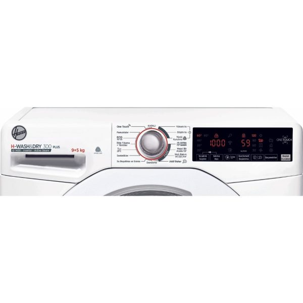 Hoover H3DS 495TAME/1-17 9 kg Yıkama 5 kg Kurutma NFC Bağlantılı 1400 Devir Kurutmalı Çamaşır Makinesi - Görsel 2