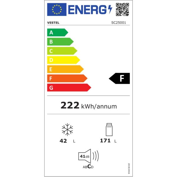 VESTEL SC25001 213 LT Statik Buzdolabı - Görsel 2