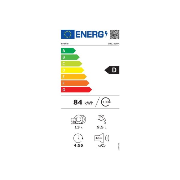 Profilo BM5221MA D Enerji Sınıfı 5 Programlı 13 Kişilik Bulaşık Makinesi - Görsel 5