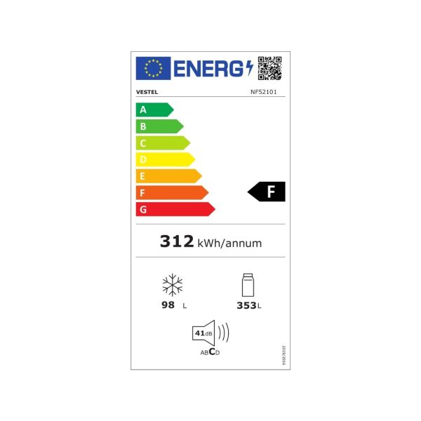Vestel NF52101 451 Lt No-Frost Buzdolabı - Görsel 6
