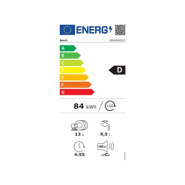 Bosch SMS4IKW51T 5 Programlı Bulaşık Makinesi - Görsel 5