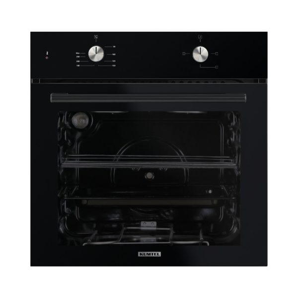 Kumtel Home Siyah Cam Ankastre Set (DA6-830 Davlumbaz + KO-40 TAHDF Ocak+ B66-S2 Fırın) - Görsel 2