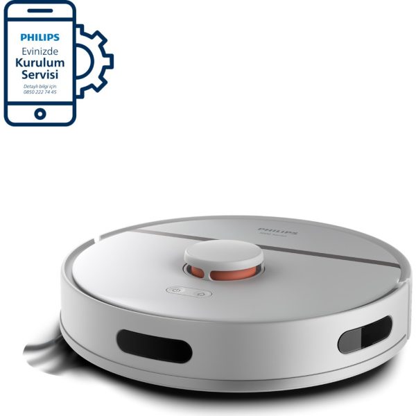 Philips HomeRun 3000 Serisi Aqua XU3000/02 Beyaz Akıllı Robot Süpürge - Görsel 2
