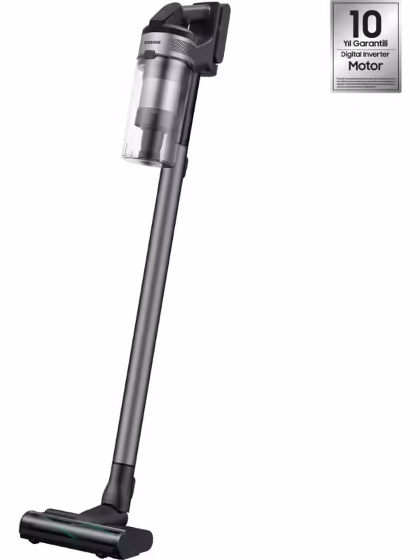 Samsung VS20B75ACR5/TR Jet 75E Şarjlı Dikey Süpürge, 200W Emiş Gücü, Dijital Invertör Motor