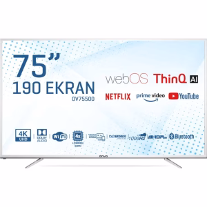 Onvo OV75500 75" 190 Ekran Uydu Alıcılı 4K Ultra HD Smart LED TV