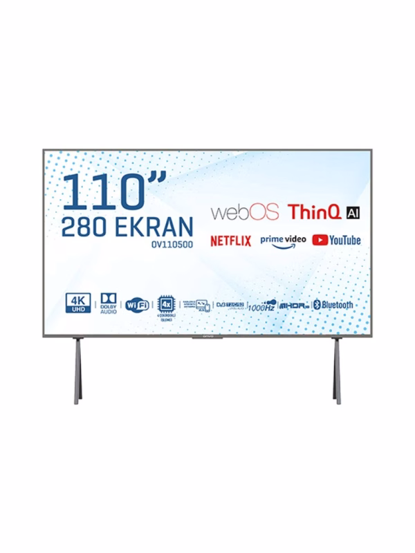 Onvo OV110500 110" 280 Ekran Uydu Alıcılı 4K Ultra HD Smart LED TV