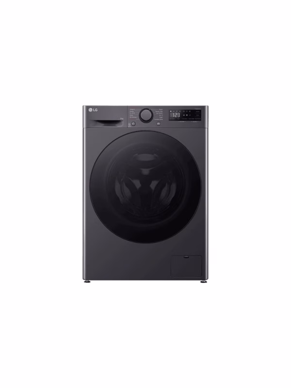 LG F4Y5EYWYJ.AMBPLTK A Enerji Sınıfı 11KG 1400 Devir Çamaşır Makinesi Siyah