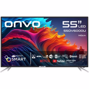 Onvo 55OV6000U 55" 139 Ekran Uydu Alıcılı 4K Ultra HD Smart LED TV