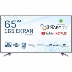Onvo OV65351 65" 165 Ekran Uydu Alıcılı 4K Ultra HD Android Smart LED TV