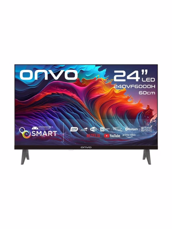ONVO  24OVF6000H 24" 60 Ekran Uydu Alıcılı HD Android LED TV