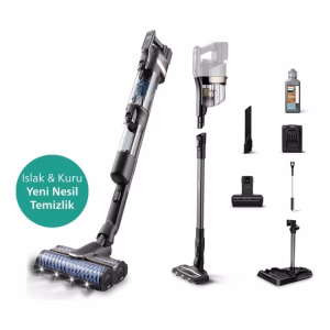 Philips XW9463/11 Aqua Trio 9000 Seri Islak & Kuru Temizlik Kablosuz Dikey Süpürge