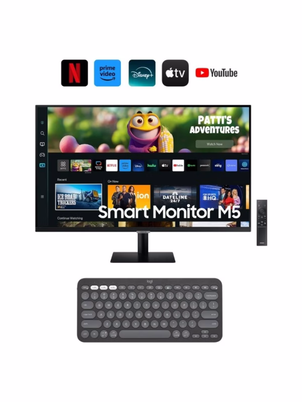 Samsung Akıllı Tv 27'' 70 Ekran Wi-Fi Bağlantı Apple-Android Kablosuz Görüntü Aktarım Akıllı Tv-Monitör 4ms