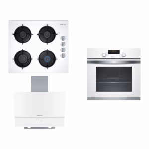 Profilo Lüks Whitestar Ankastre Set Beyaz ( FRMA325B Fırın OO36P2B10 Ocak DVE6G520 Davlumbaz )